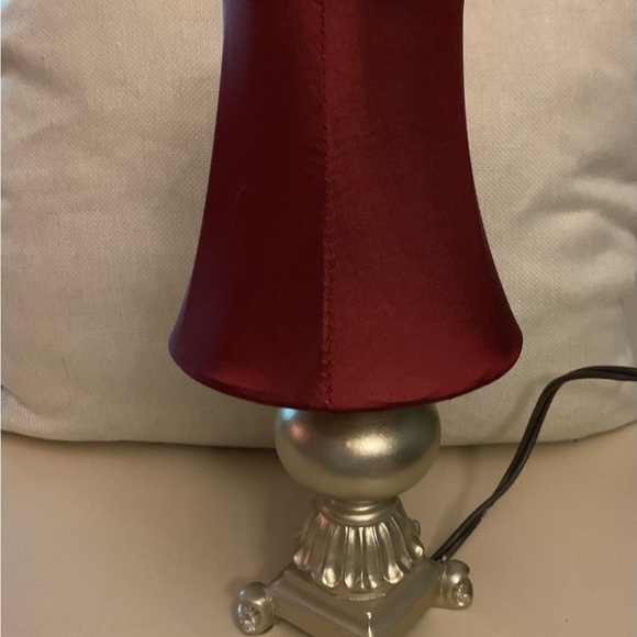 Deep Red Mini Lampshades - Picture 2 of 5